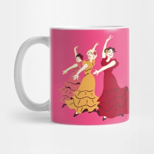 Women dance flamenco. Mug